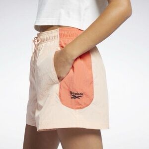 Reebok Peach and Coral Athletic Shorts